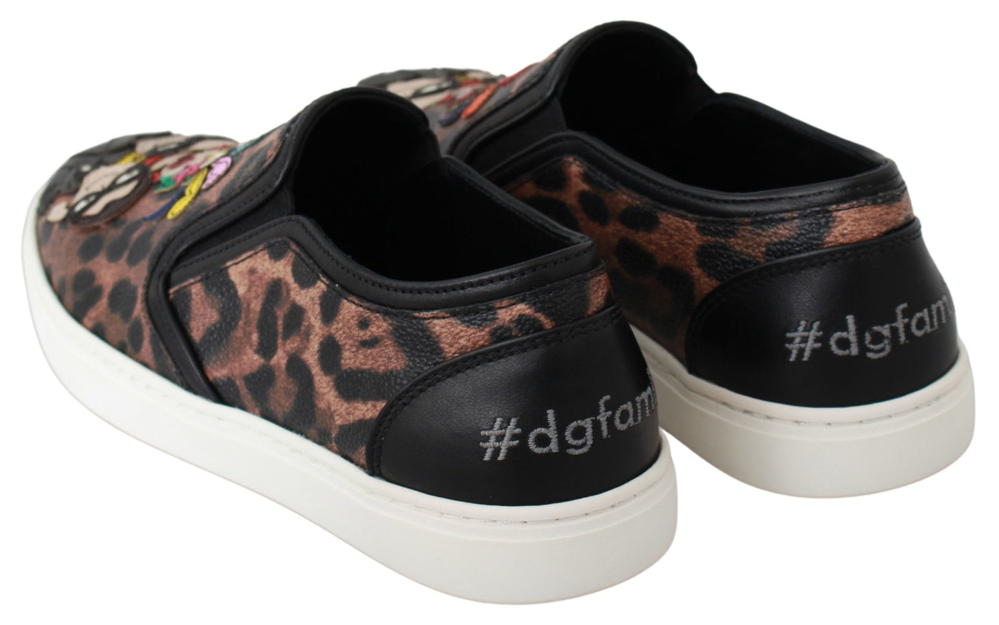 Leder Leopard #dgfamily Loafer Schuhe