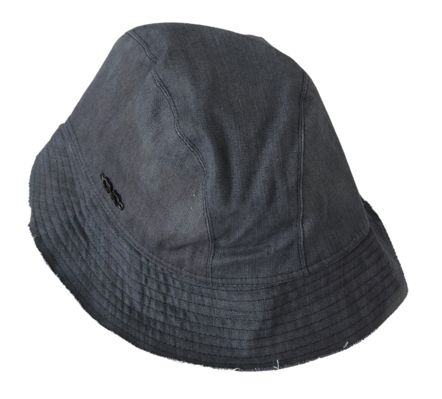 Schwarz gewaschener Outdoor-Bucket-Hut mit breiter Krempe