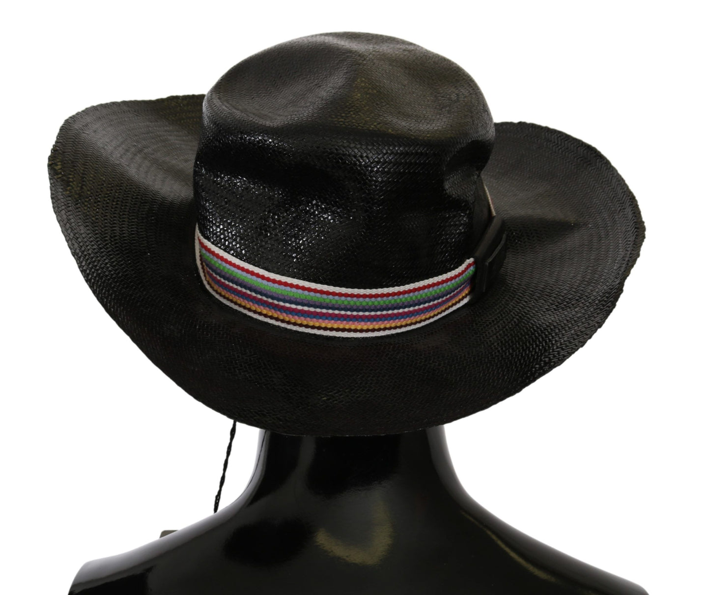 Schwarzer Cowboyhut mit breiter Krempe