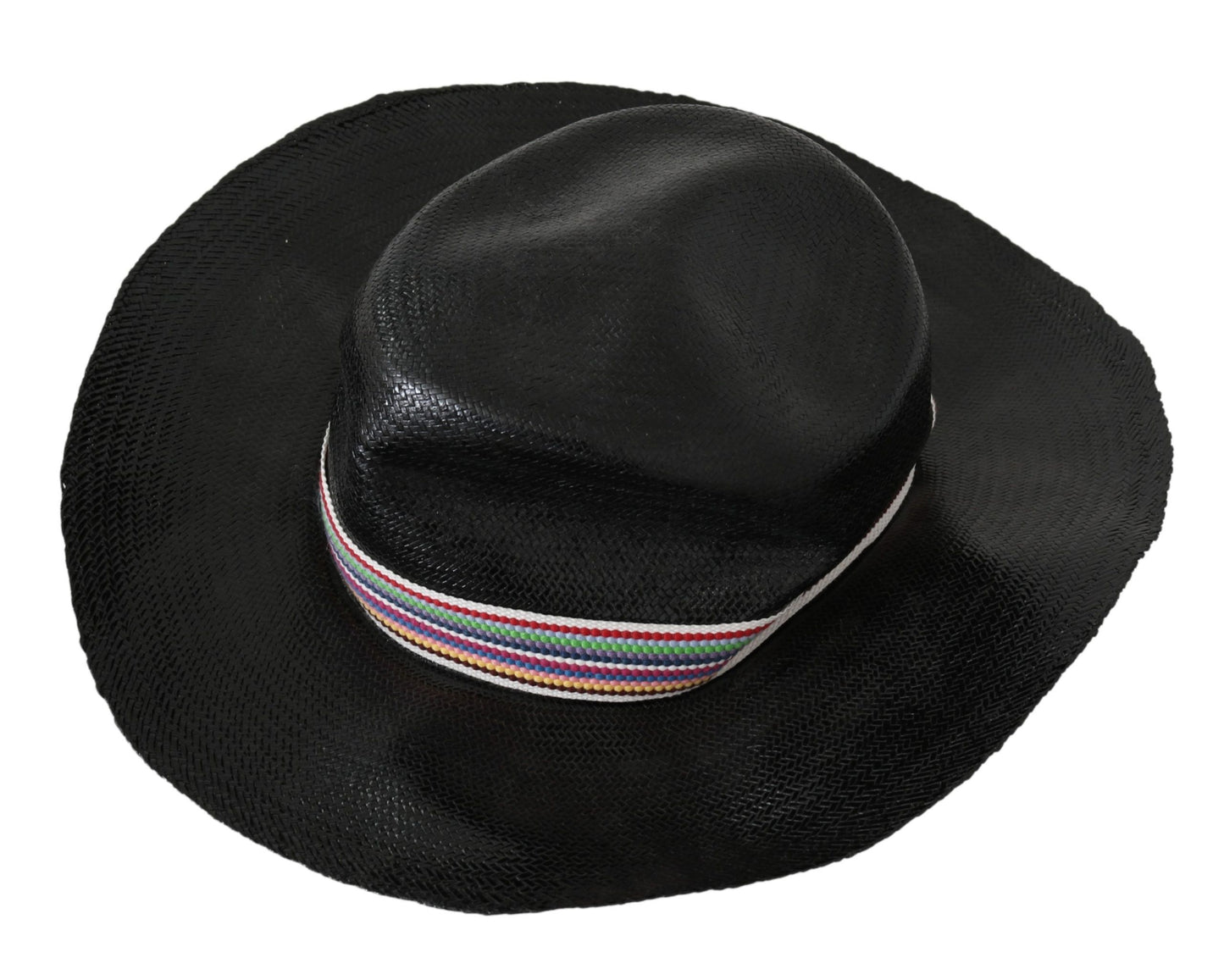 Schwarzer Cowboyhut mit breiter Krempe