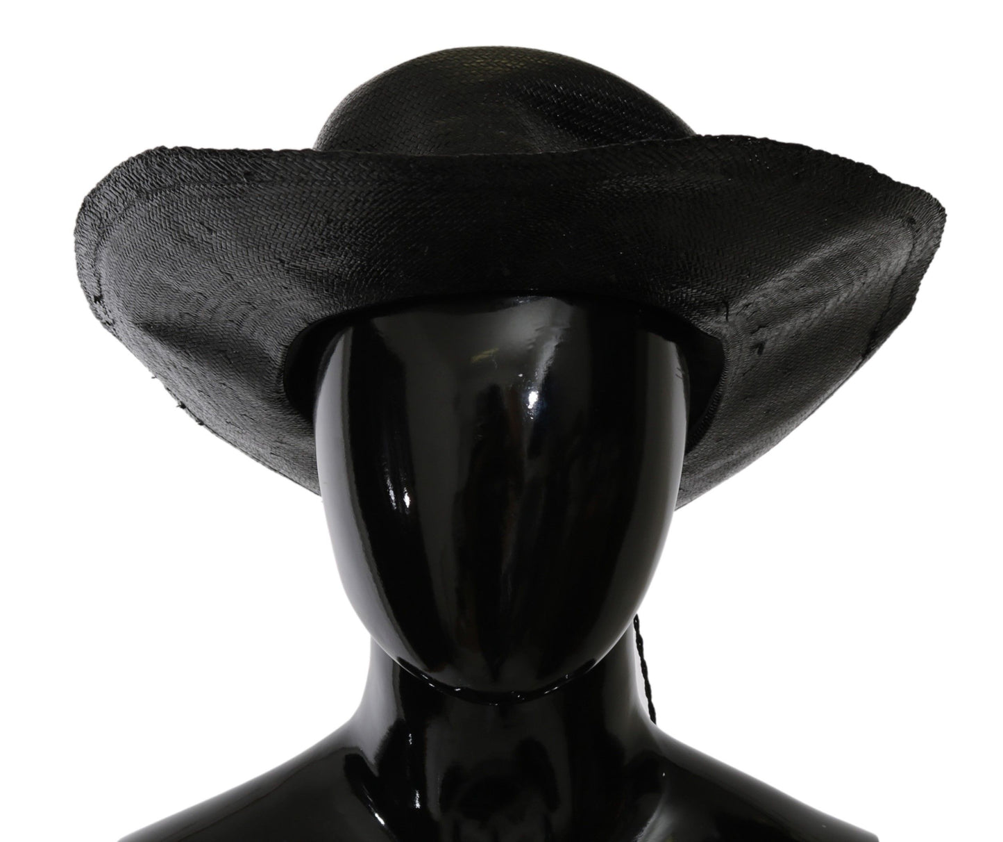 Schwarzer Cowboyhut mit breiter Krempe
