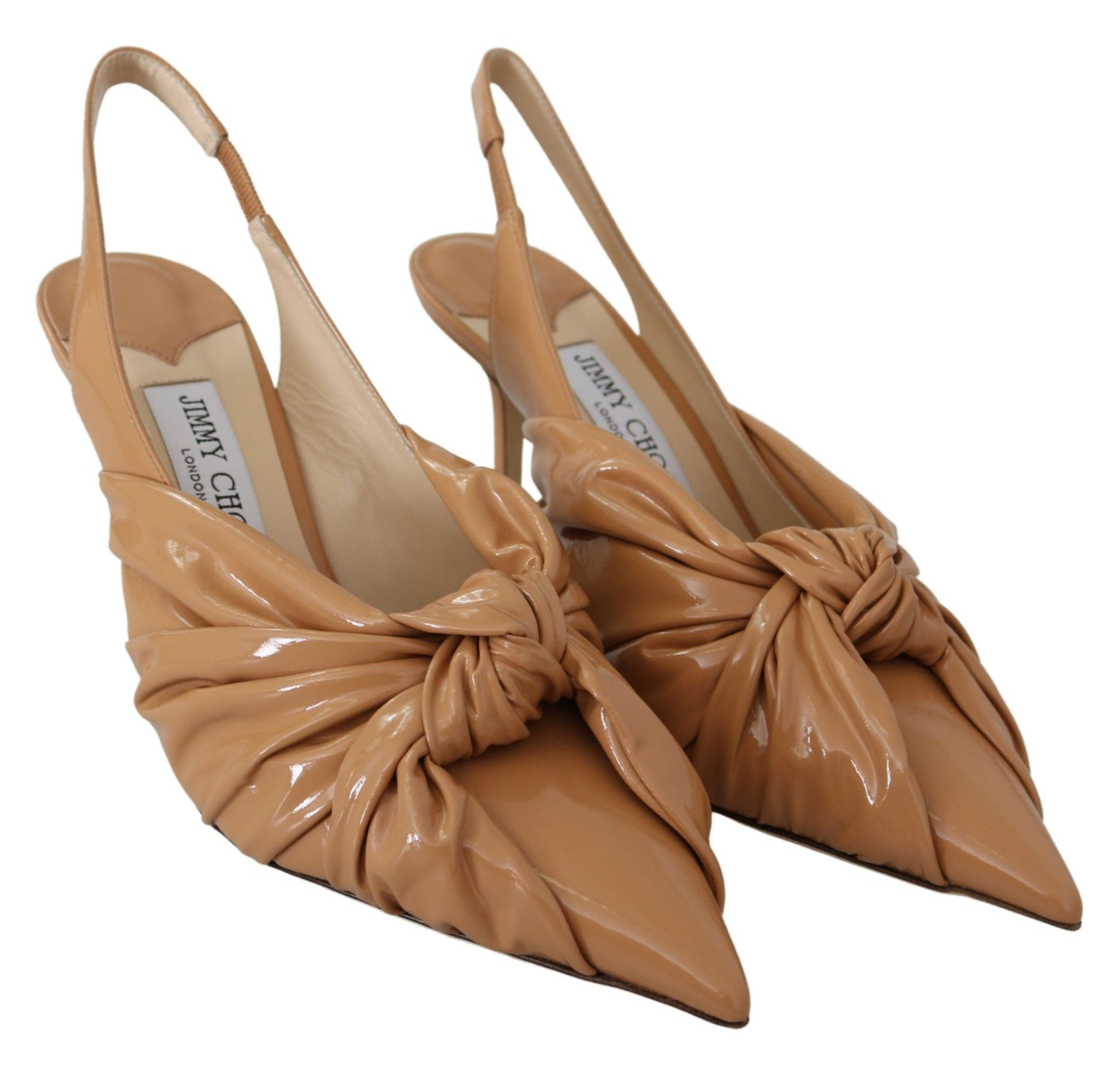 Elegante Pumps aus Leder mit spitzer Zehenpartie