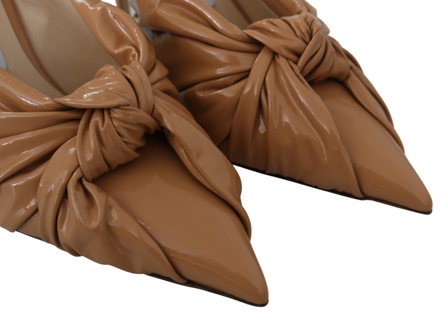 Elegante Pumps aus Leder mit spitzer Zehenpartie