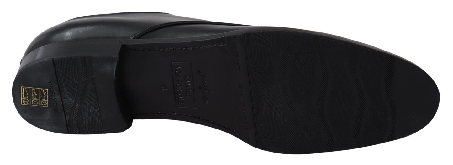 Handgemachte Schuhe aus schwarzem Leder von SARTORIA
