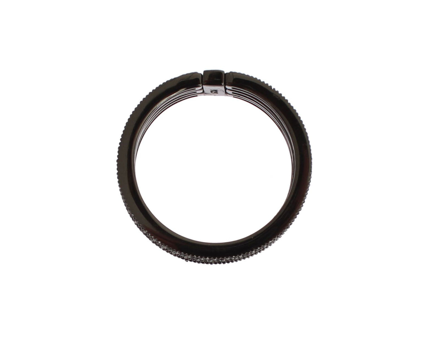 Schwarze Zirkonia 925 Sterling Silber Damen