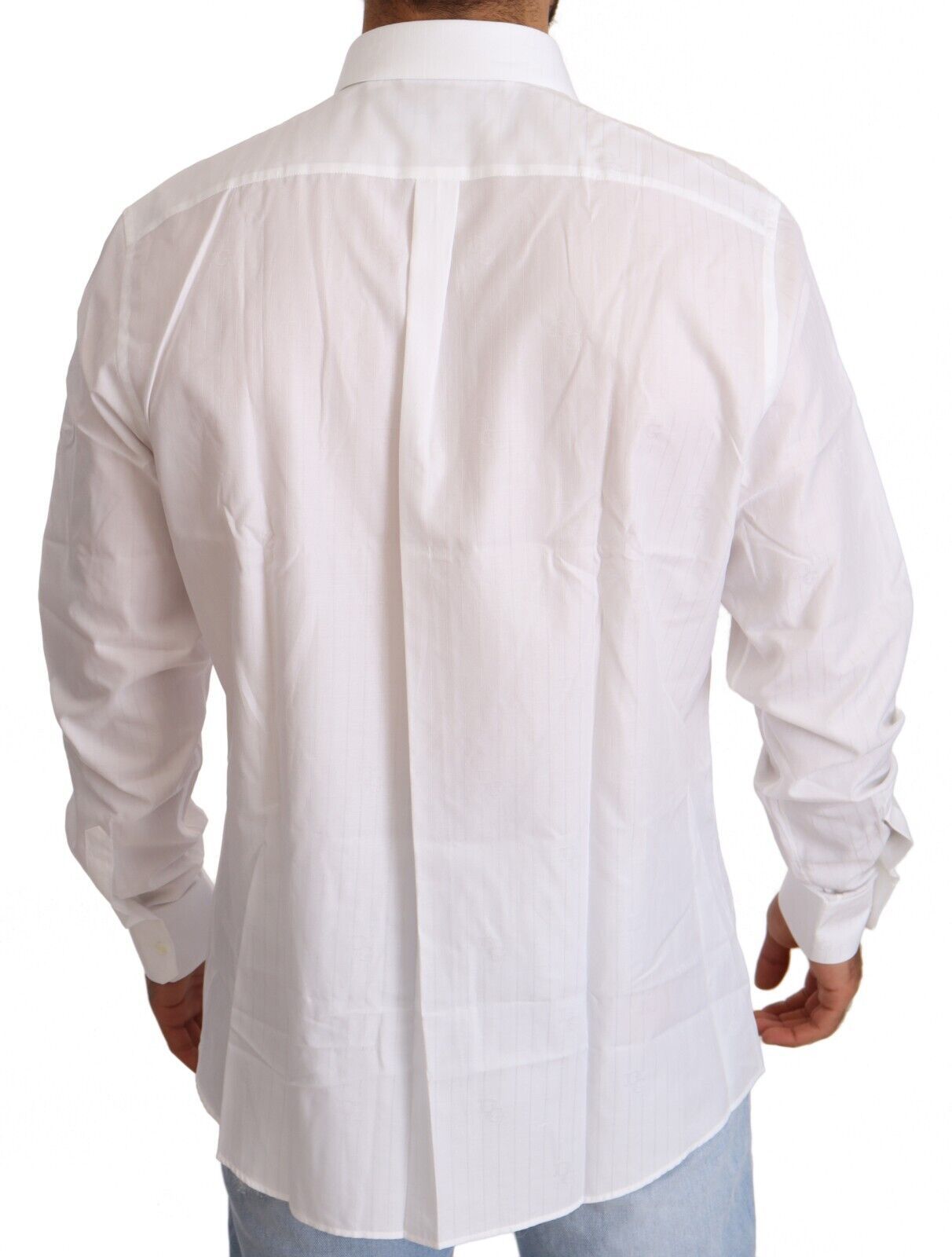 Weißes Slim Fit Herren MARTINI Hemd aus Baumwolle