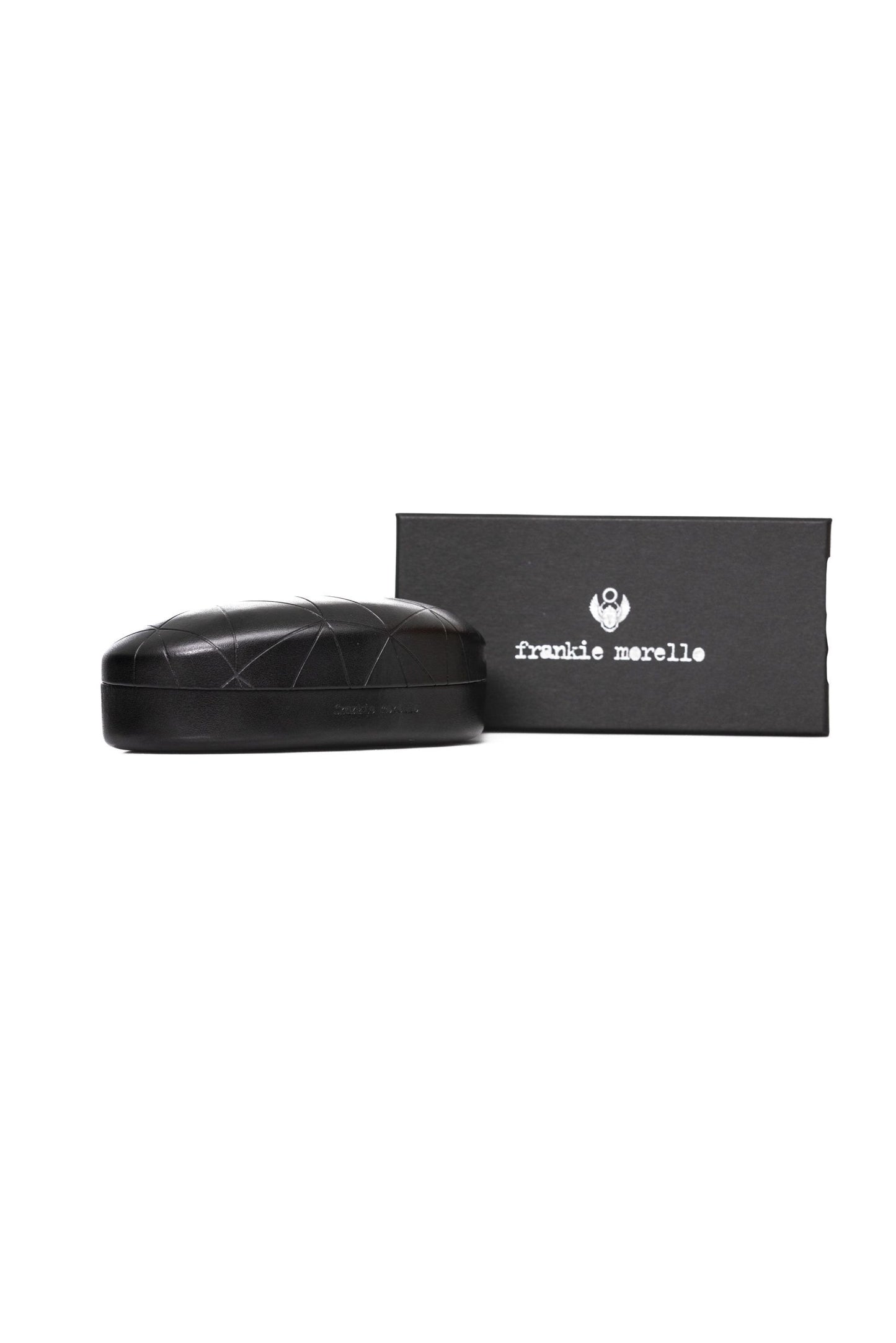 Schwarze Acetat-Sonnenbrille für Herren