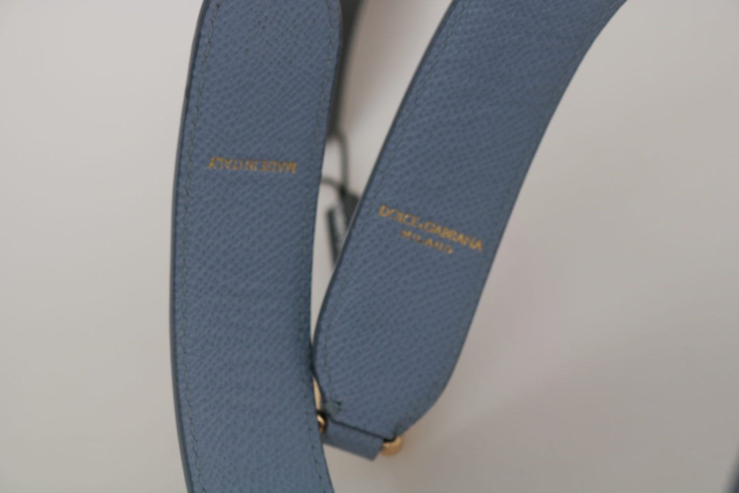 Blue Leather Handbag Accessory Shoulder Strap