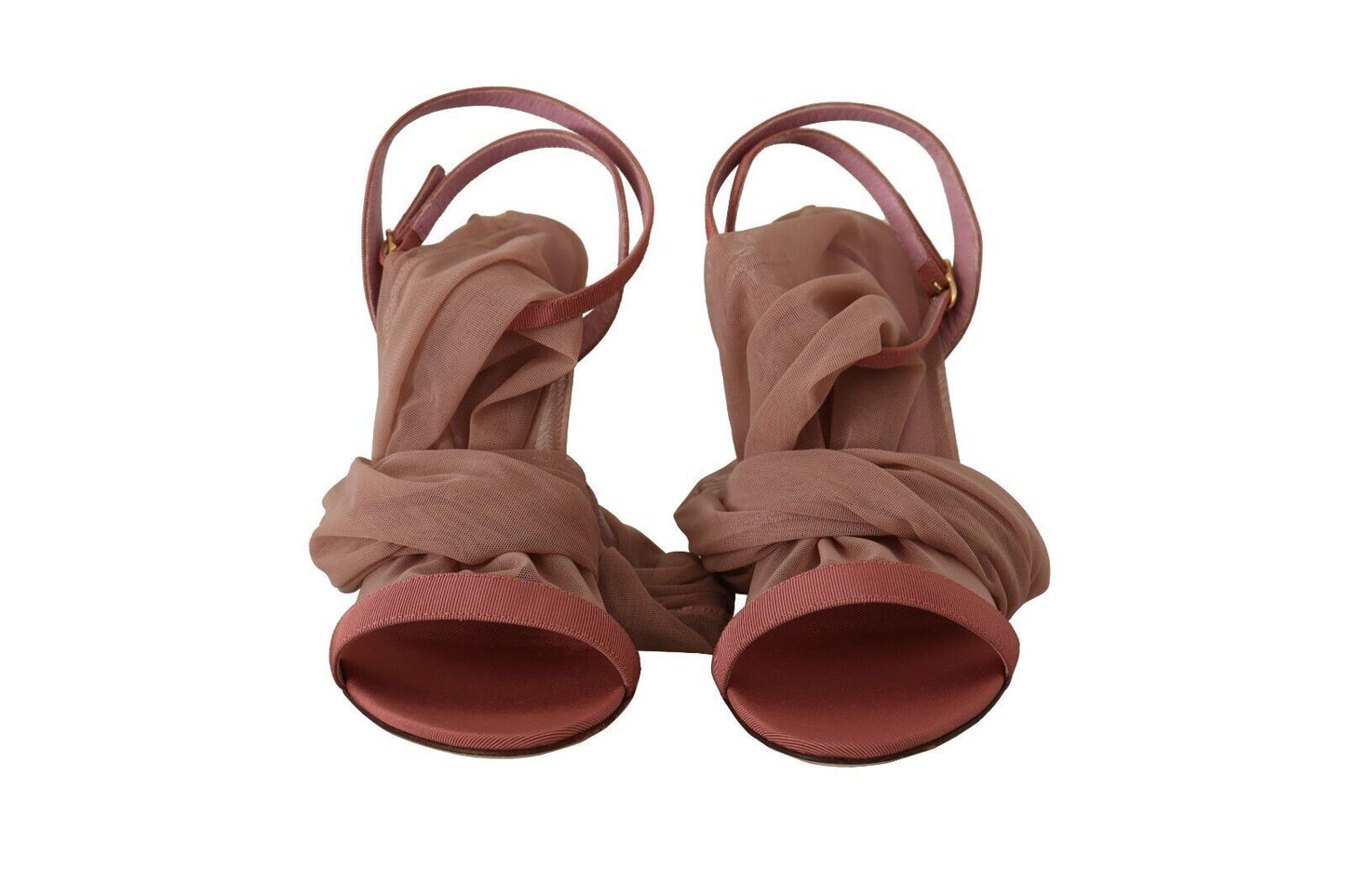 Rosa Tüll Stretch Knöchelriemen Sandalen Schuhe