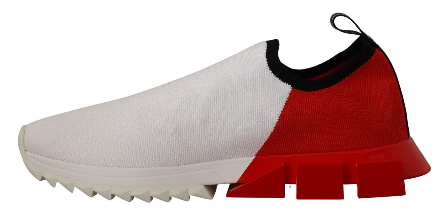 Weiß-rote Sorrento Sandalen Sneakers