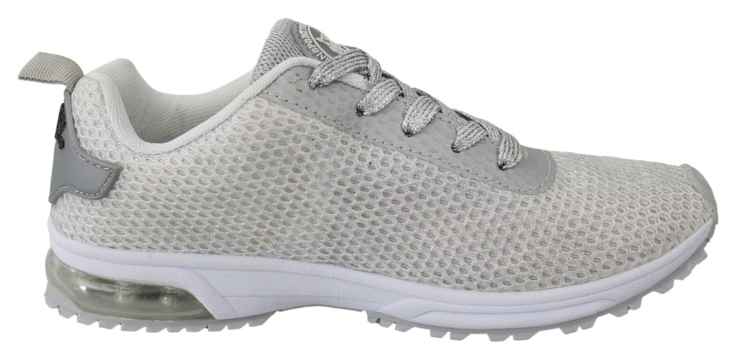 Glamorous Silberne Gretel Sport-Sneaker