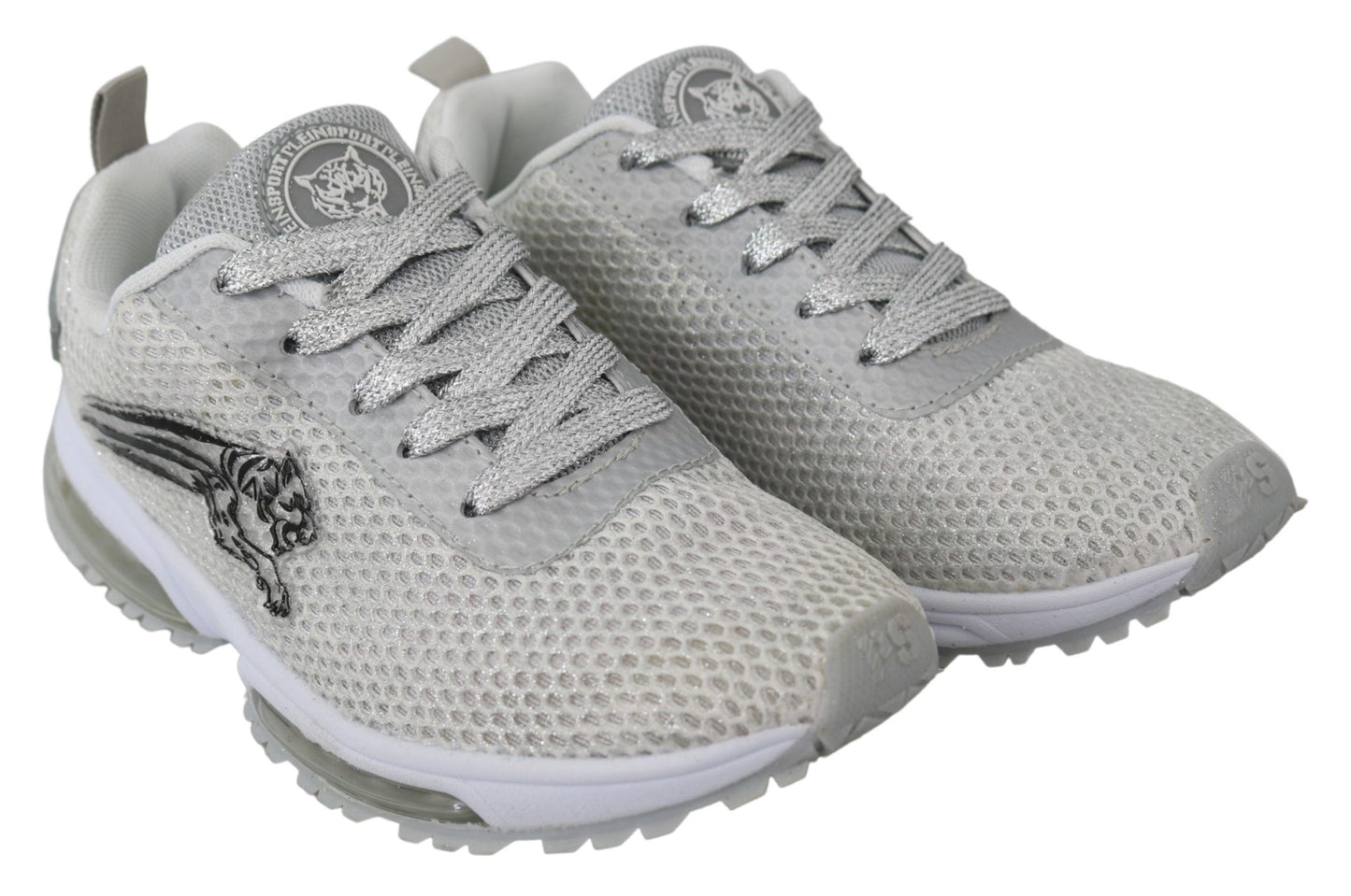 Glamorous Silberne Gretel Sport-Sneaker
