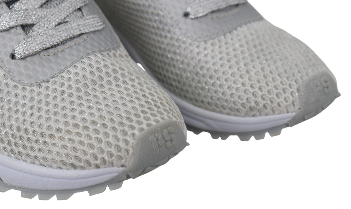 Glamorous Silberne Gretel Sport-Sneaker