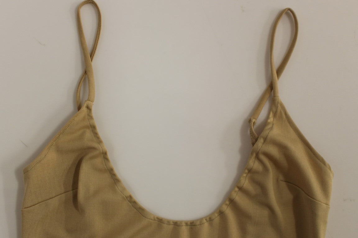 Schwarzes, gestreiftes, asymmetrisches Kleid aus Chainette-Strick