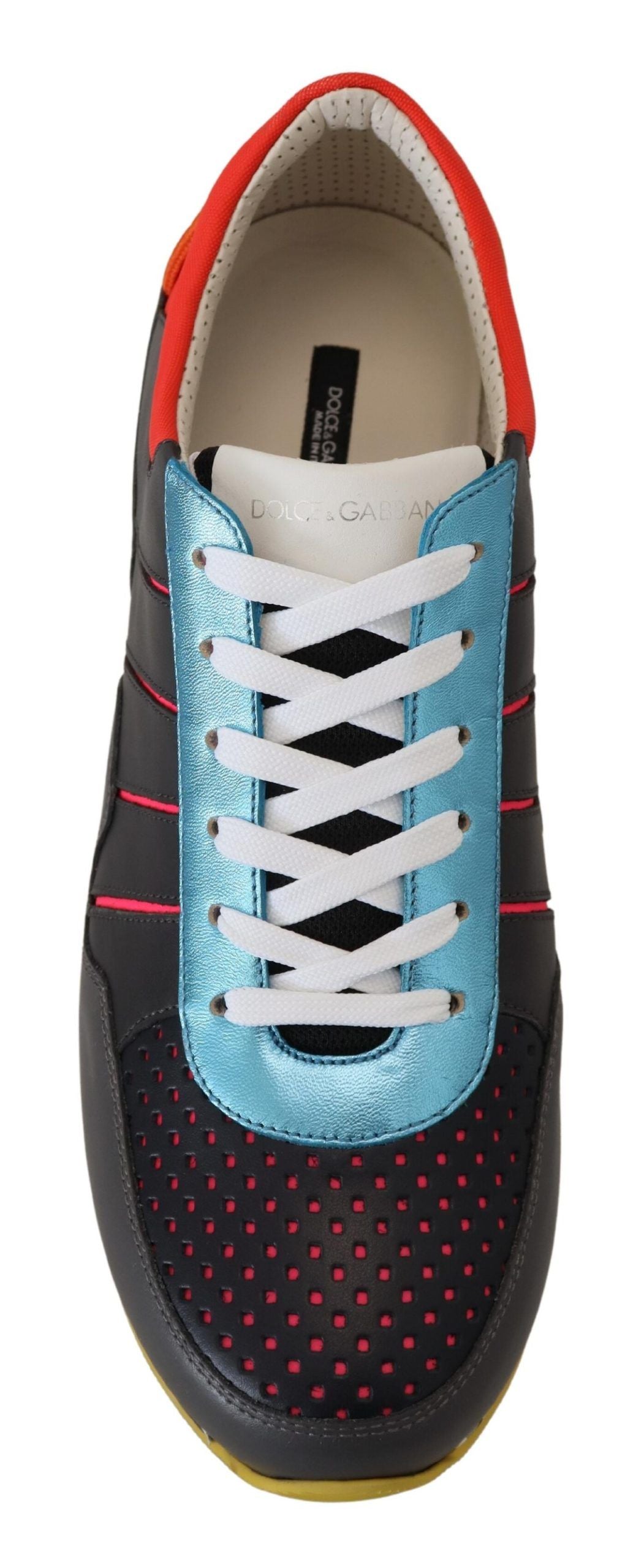 Mehrfarbige Sport-Sneaker mit niedrigem Schaft