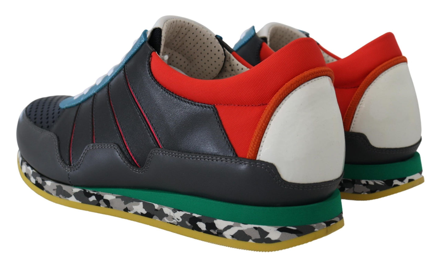 Mehrfarbige Sport-Sneaker mit niedrigem Schaft