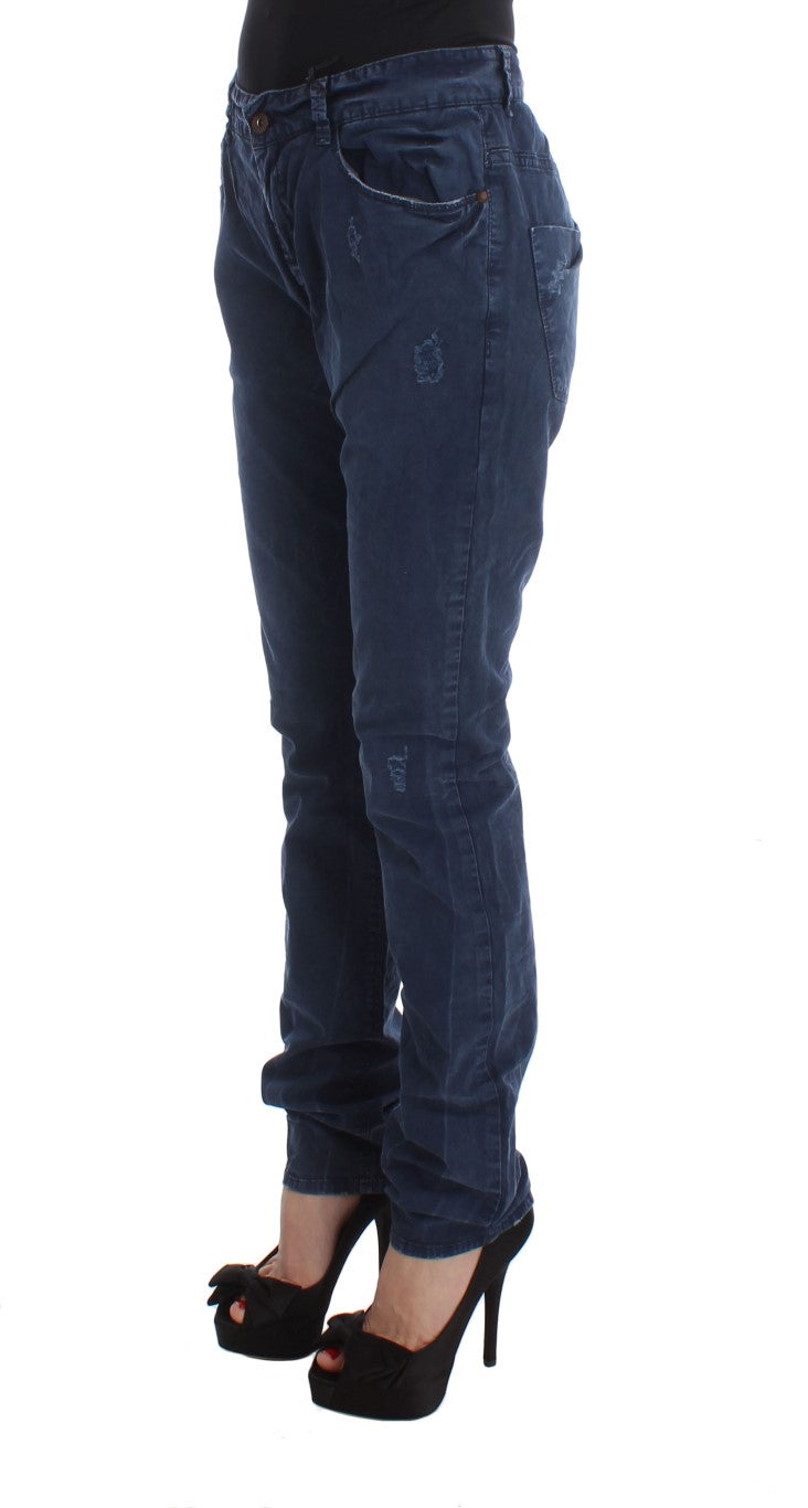 Blaue Jeans aus Baumwollmischung