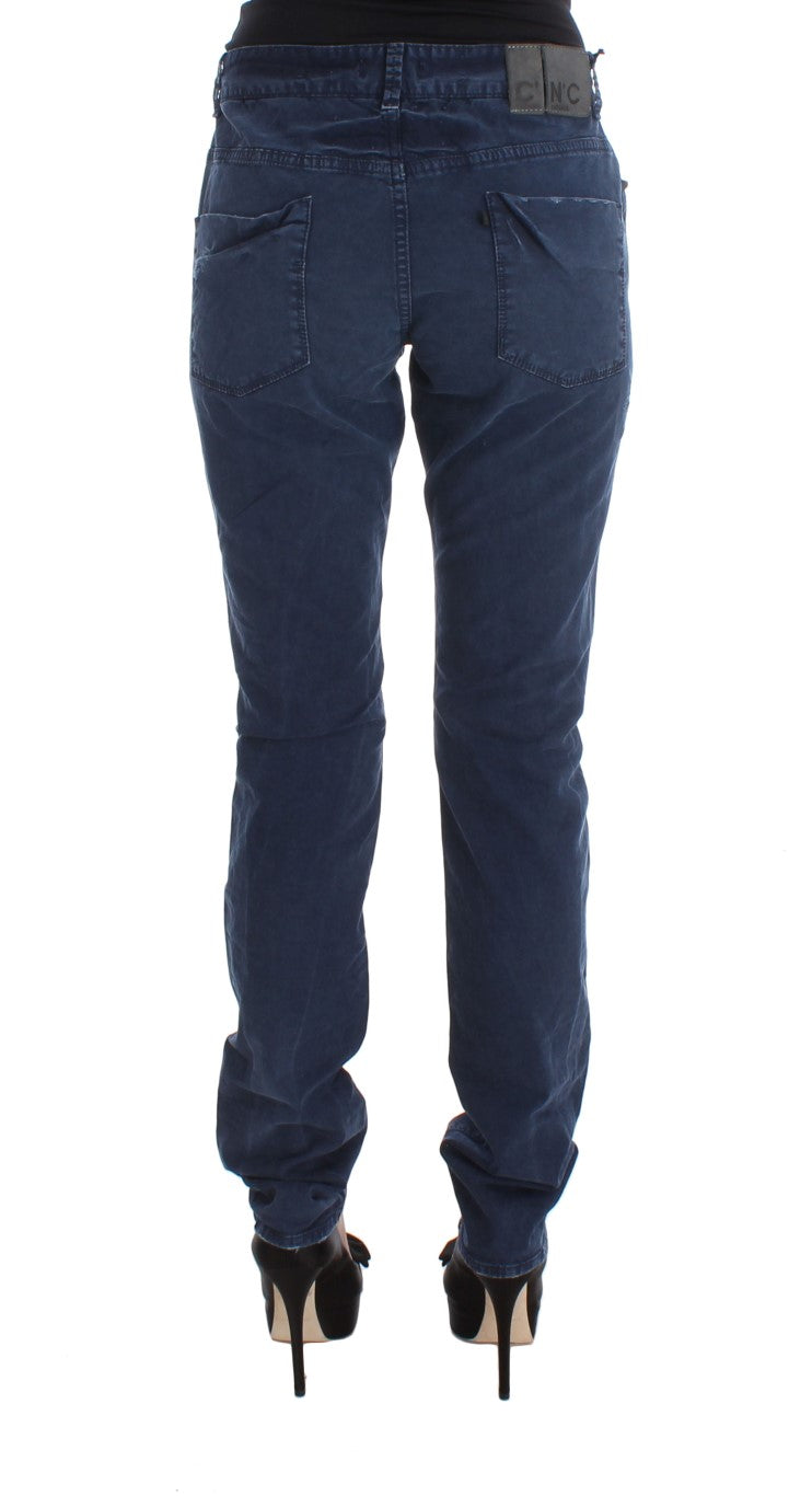 Blaue Jeans aus Baumwollmischung