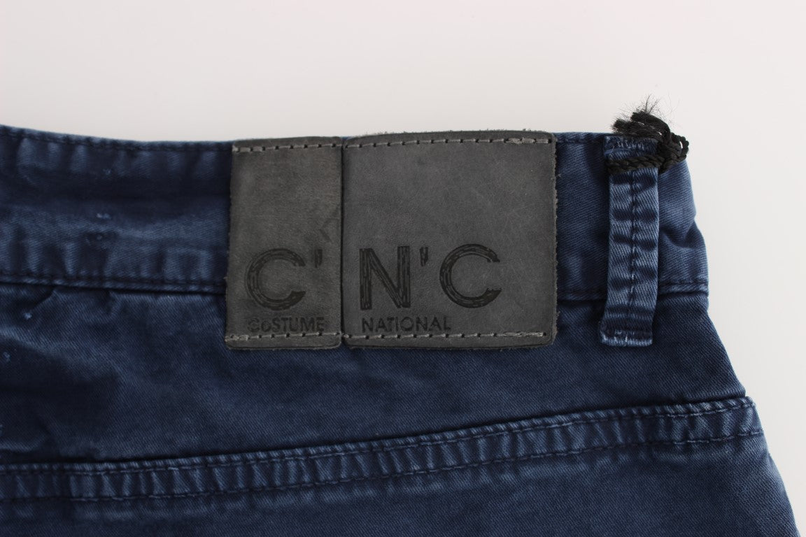 Blaue Jeans aus Baumwollmischung