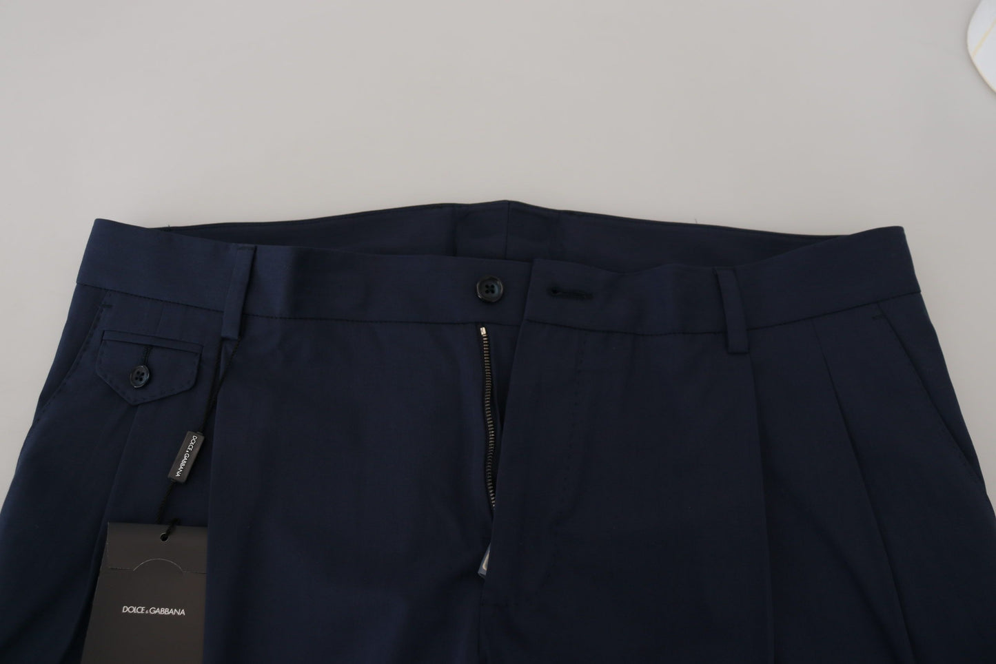Blaue Chinos mit schmaler Passform