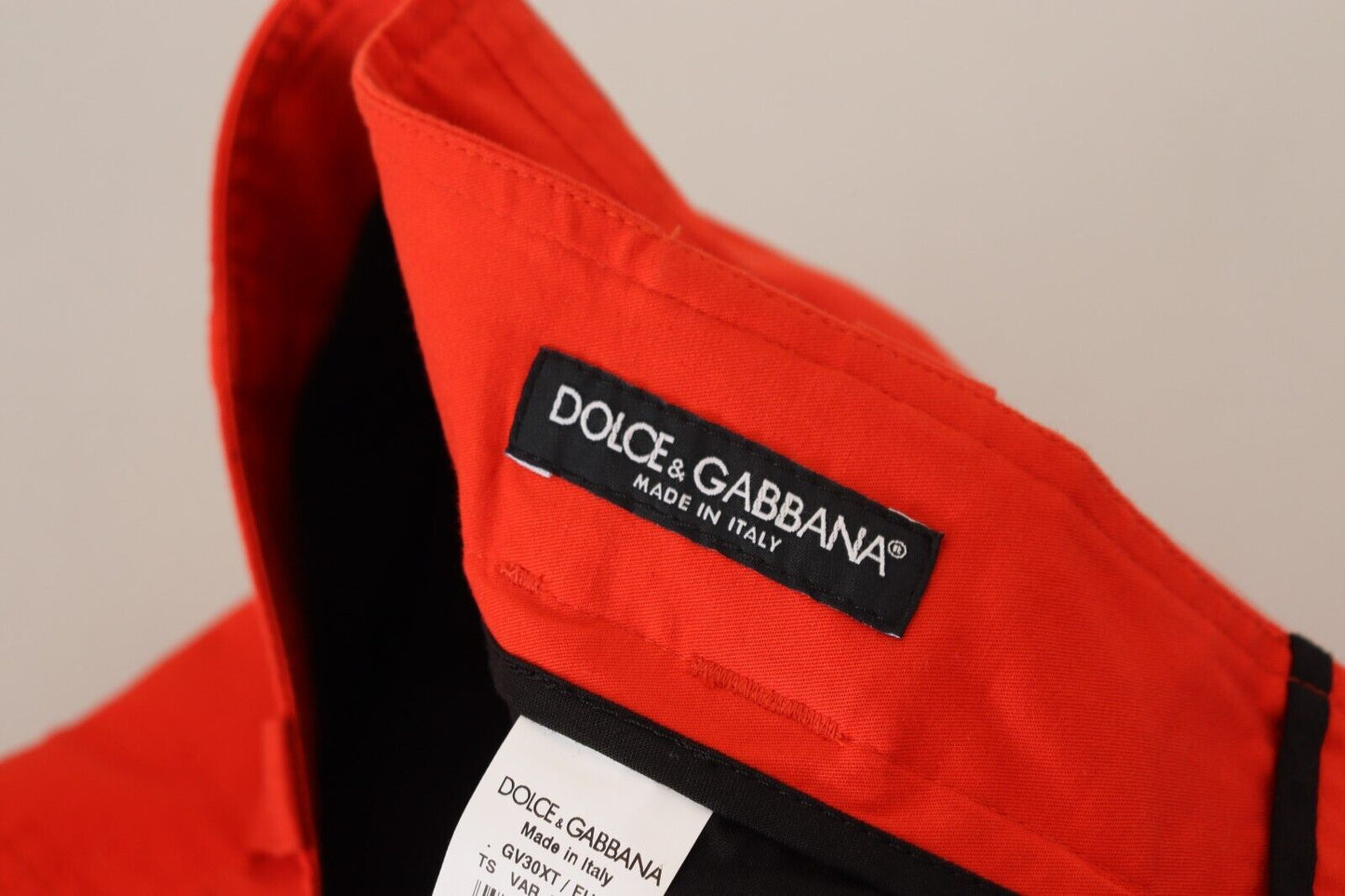 Rote Cargohose für Herren, Baumwolle