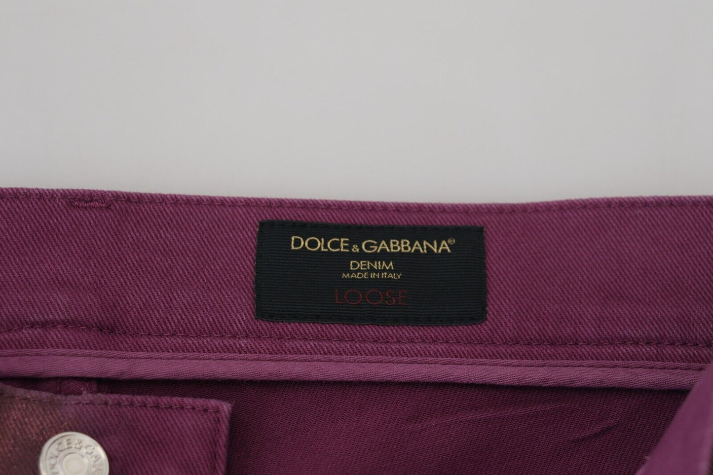 Magenta Baumwolle Herren Casual Harness Denim Jeans