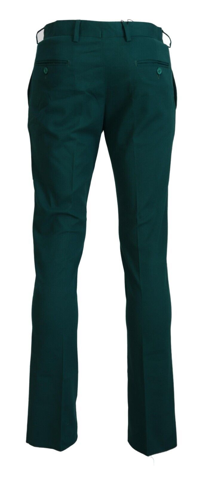 Grüne Straight Fit Herren Formelle Hose