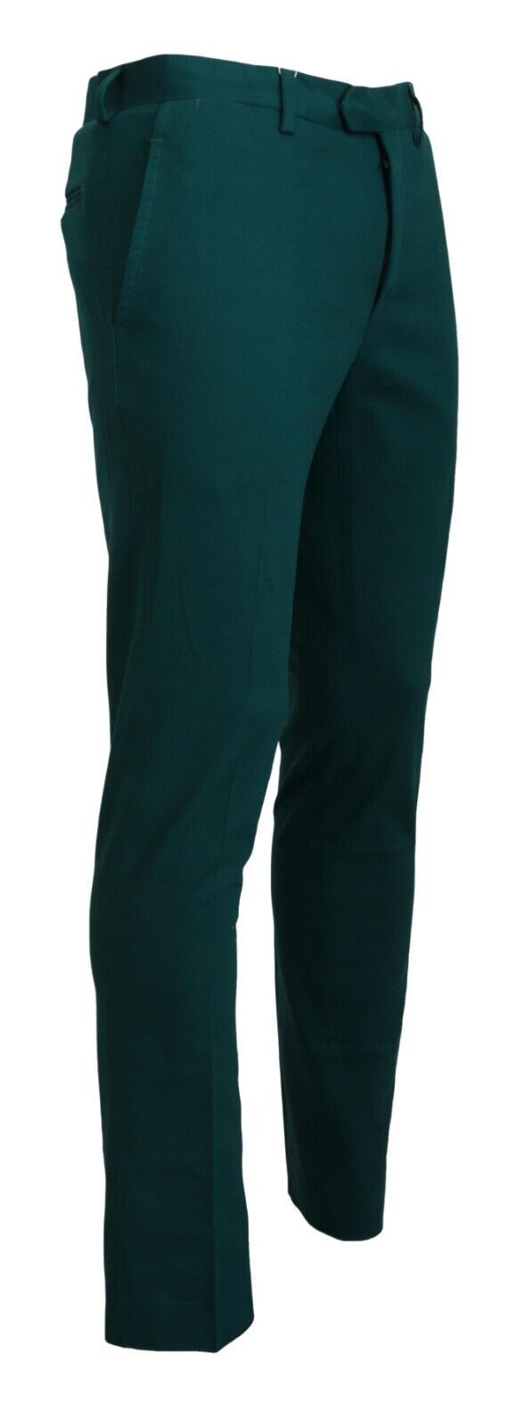 Grüne Straight Fit Herren Formelle Hose