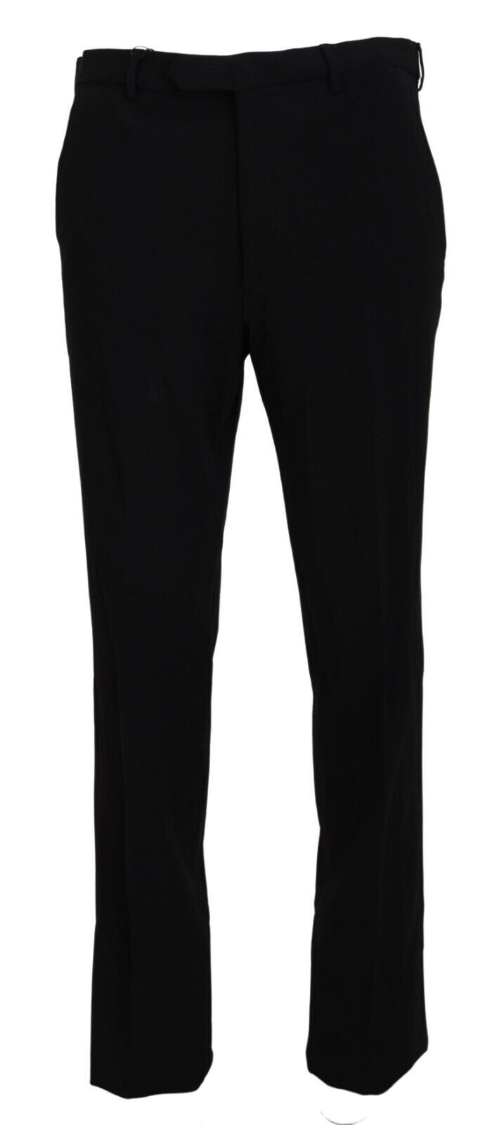 Schwarze Straight Fit Herren Formelle Hose