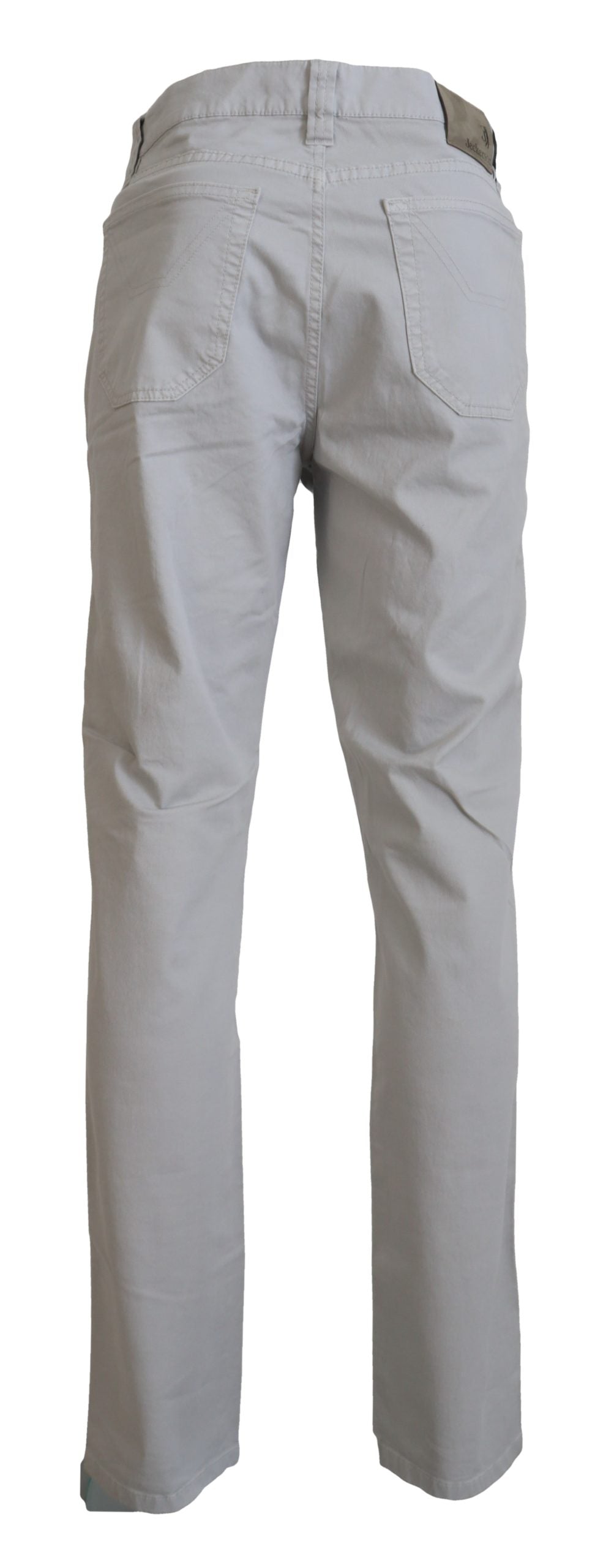 Graue Freizeithose aus Baumwolle für Herren