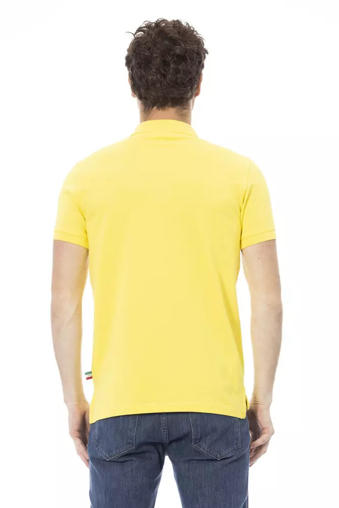 Gelbes Poloshirt aus Baumwolle für Herren