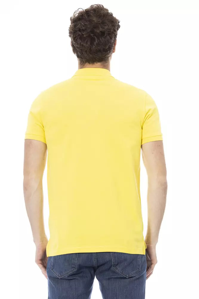 Gelbes Poloshirt aus Baumwolle für Herren