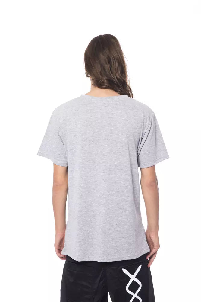 Graues Herren-T-Shirt aus Baumwolle