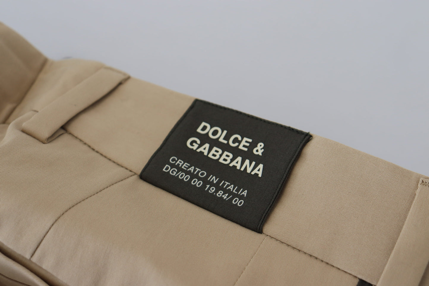 Braune schwarze Chinohose aus Baumwolle für Herren
