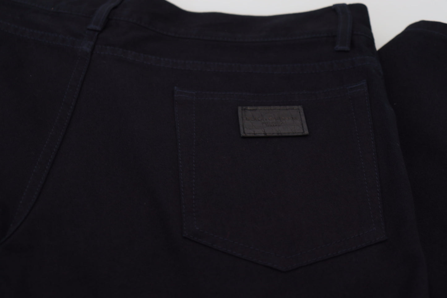 Schwarze Skinny-Casual-Jeans aus Baumwolle