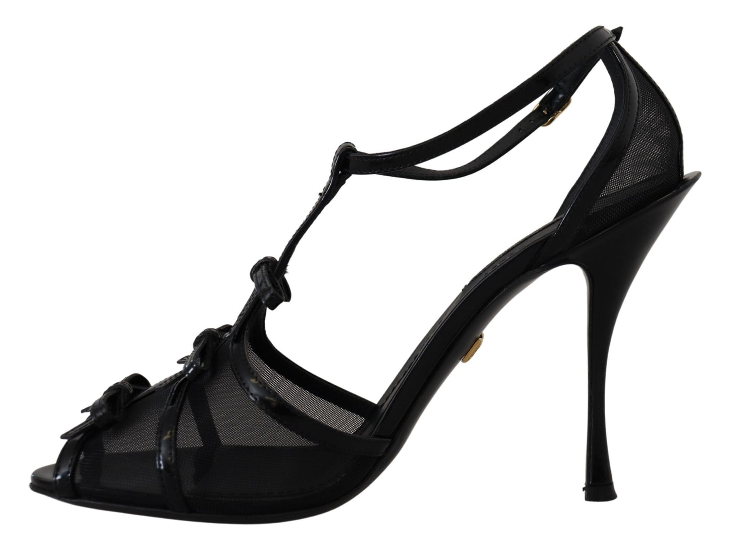 Schwarze Stiletto High Heels Sandalen Schuhe
