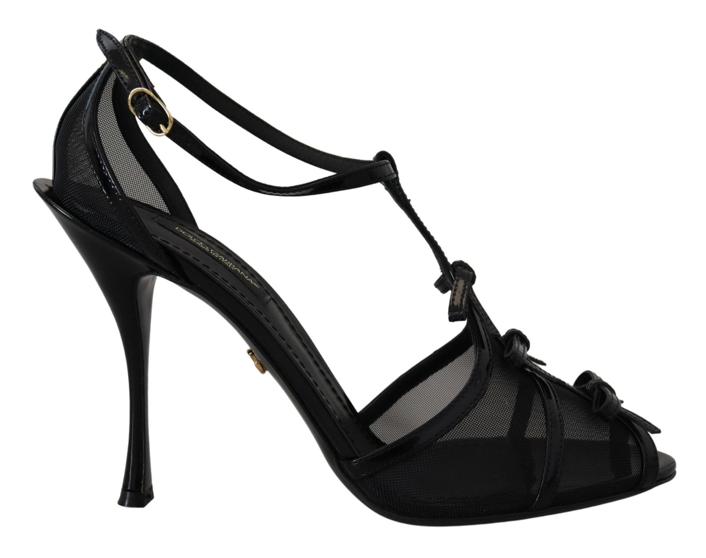 Schwarze Stiletto High Heels Sandalen Schuhe