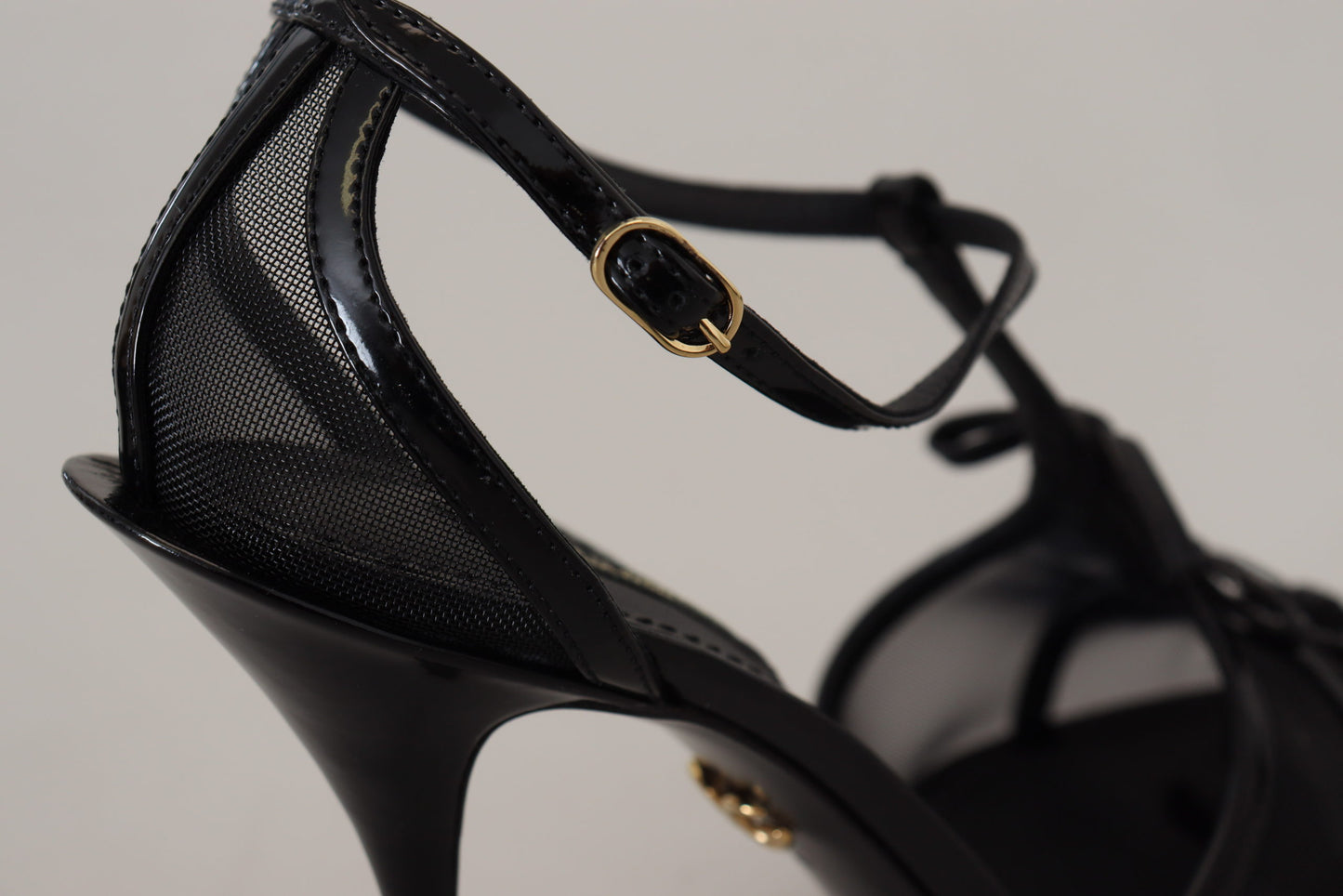 Schwarze Stiletto High Heels Sandalen Schuhe
