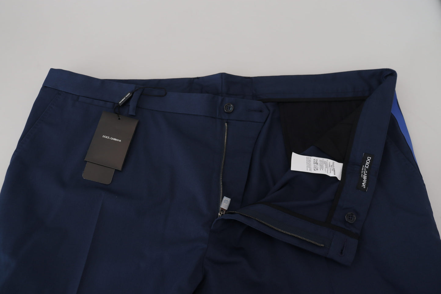 Blaue Baumwoll-Shorts für Herren