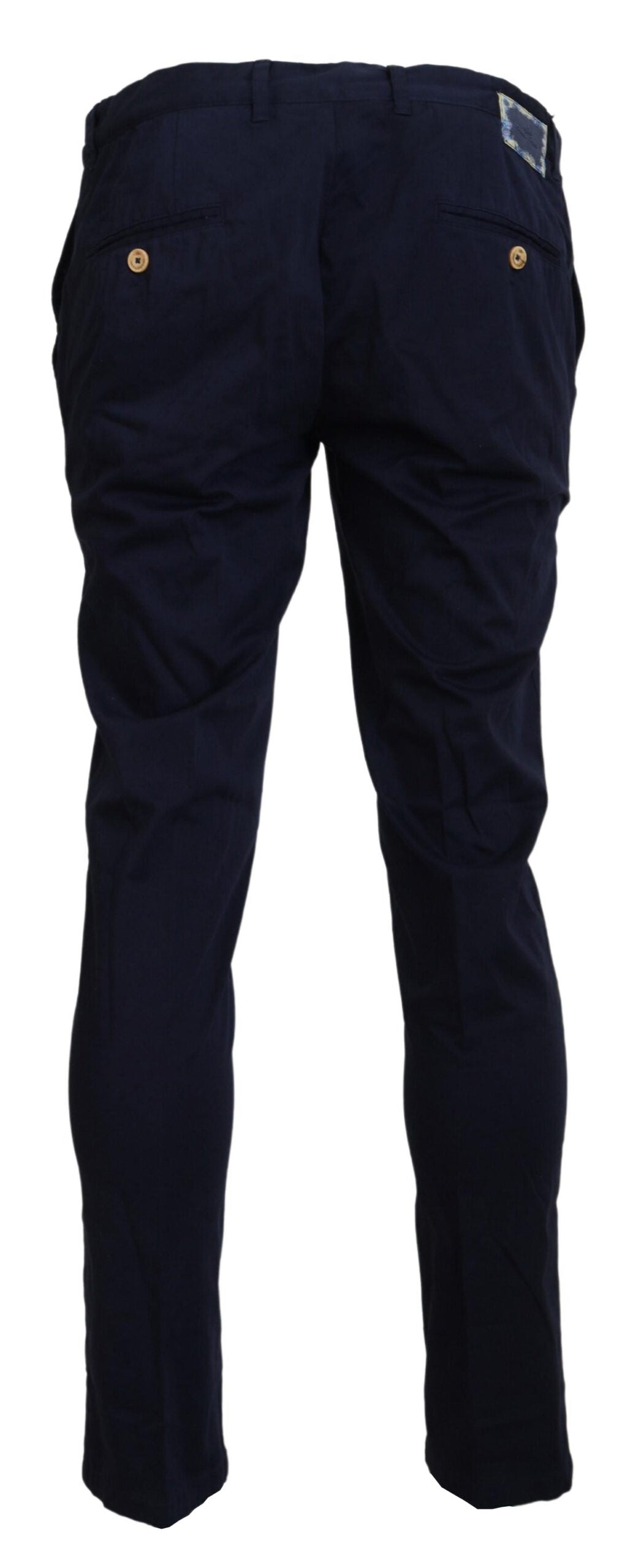 Dunkelblaue Skinny-Hose aus Baumwolle für Herren