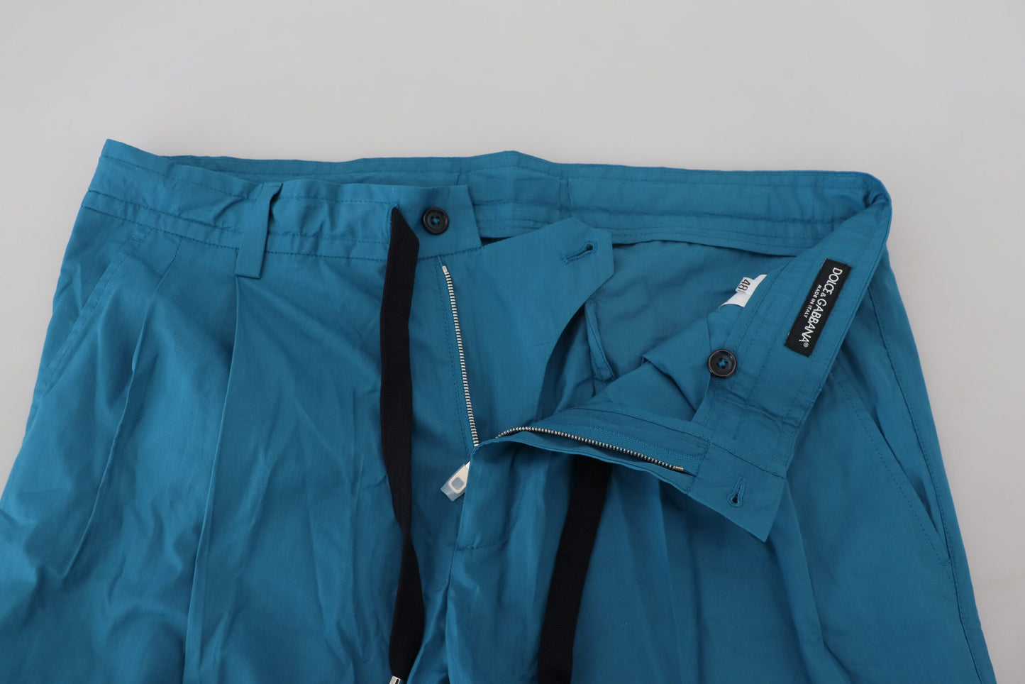 Blaue Chinos aus Baumwolle