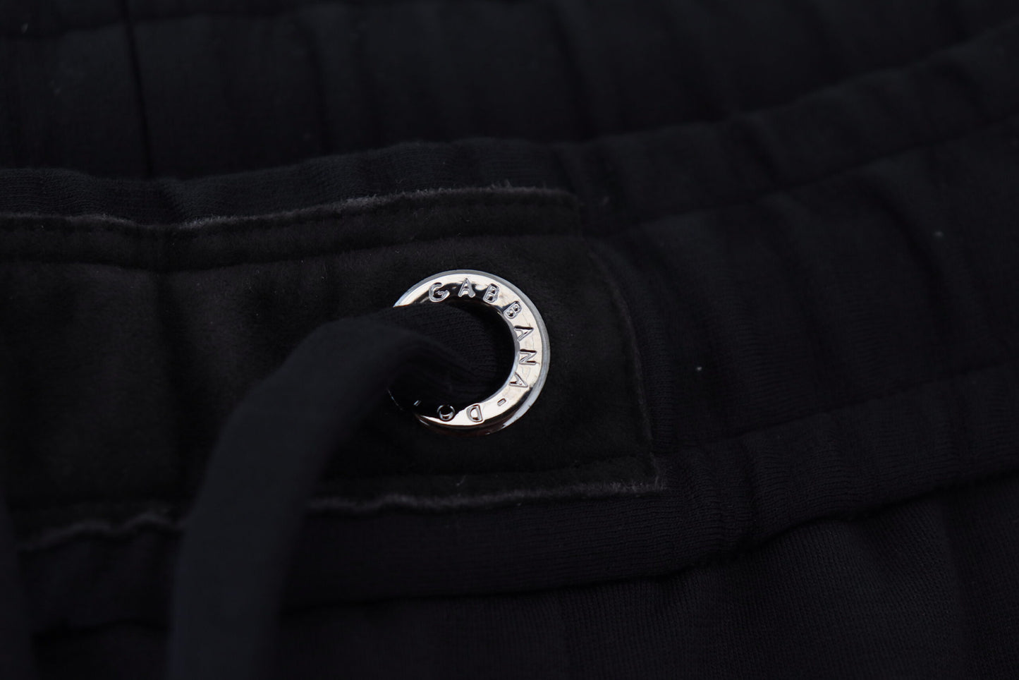 Schwarze Herren Sport Wolle Jogginghose Hose