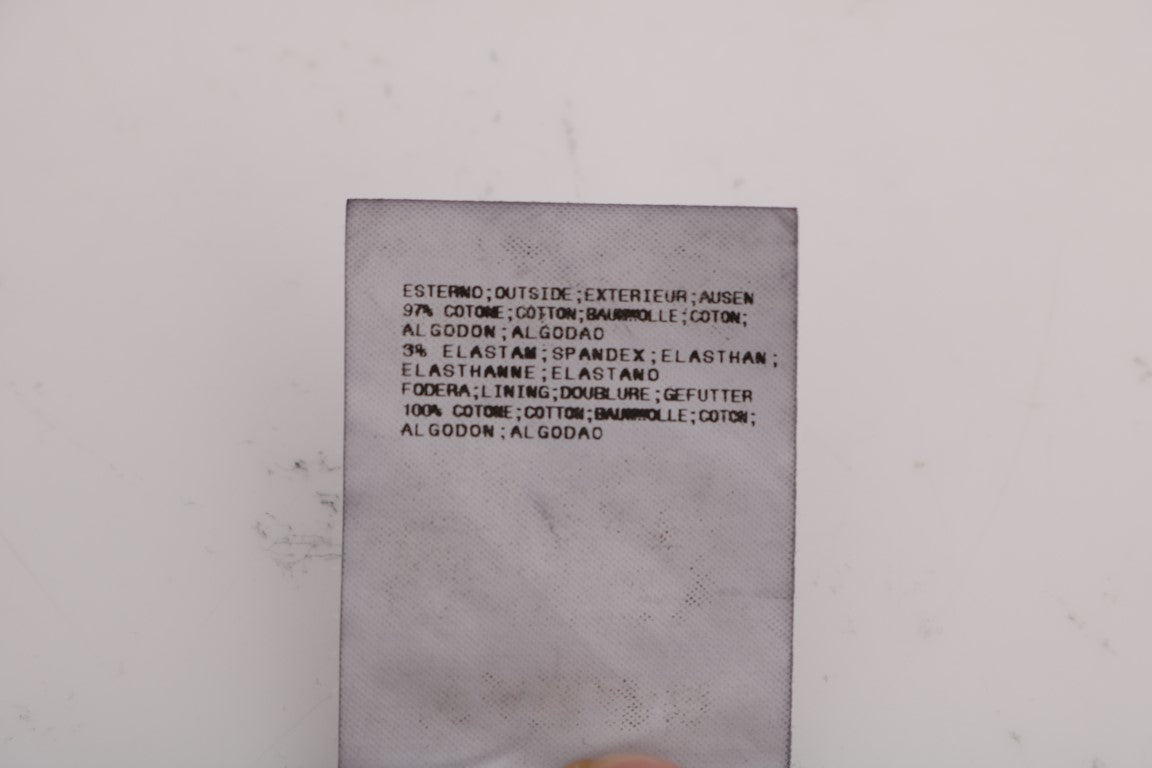Graue Chinos aus Baumwollstretch