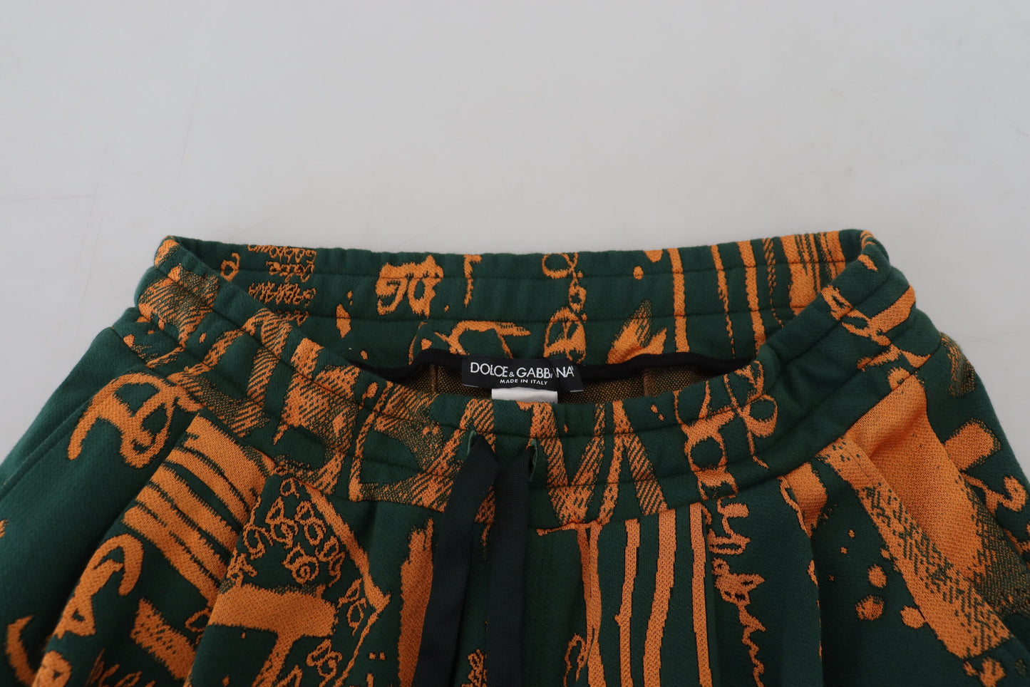 Cargo-Jogginghose aus Seide mit mehrfarbigem Logo-Print