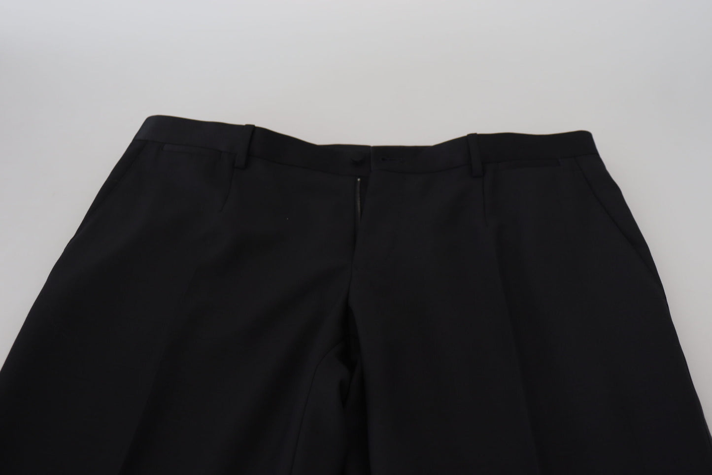 Schwarze Chinohose aus Wolle für formelle Anlässe