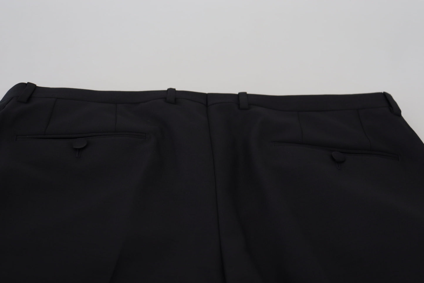 Schwarze Chinohose aus Wolle für formelle Anlässe