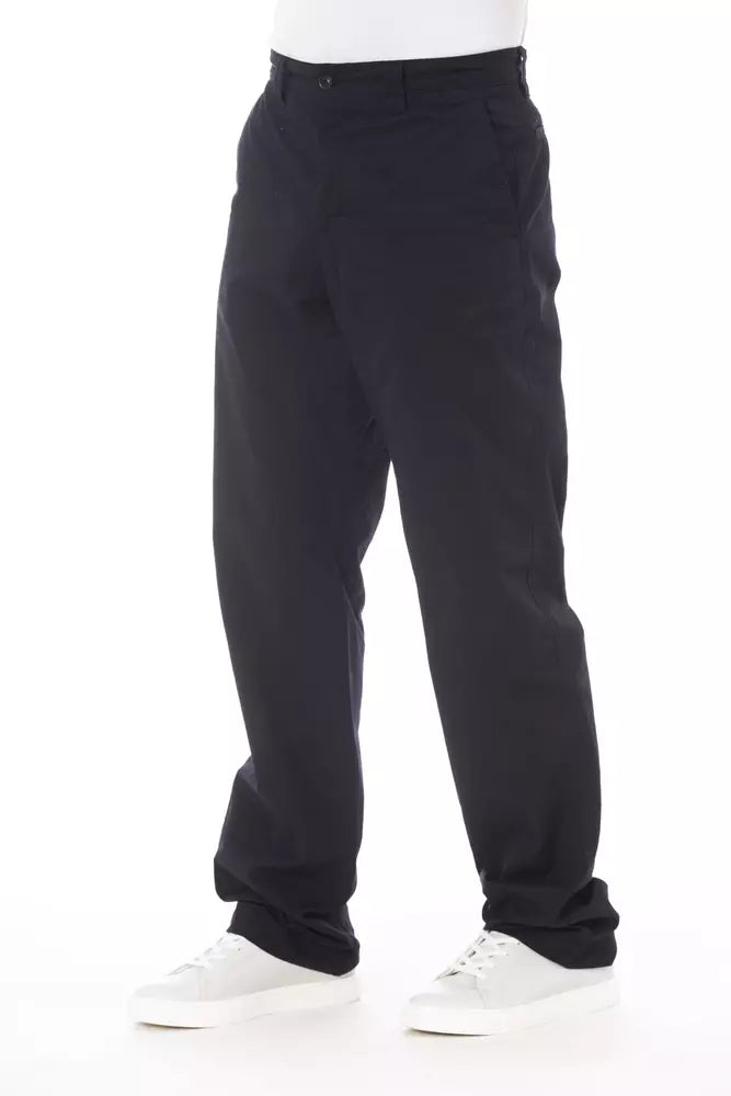 Blaue Herrenhose aus Baumwolle