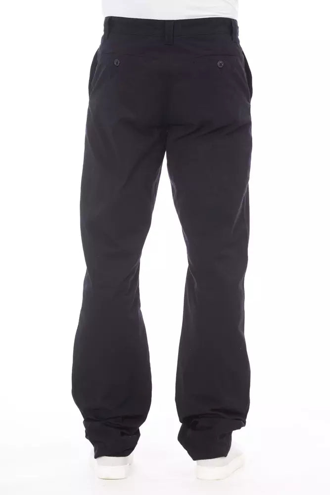 Blaue Herrenhose aus Baumwolle