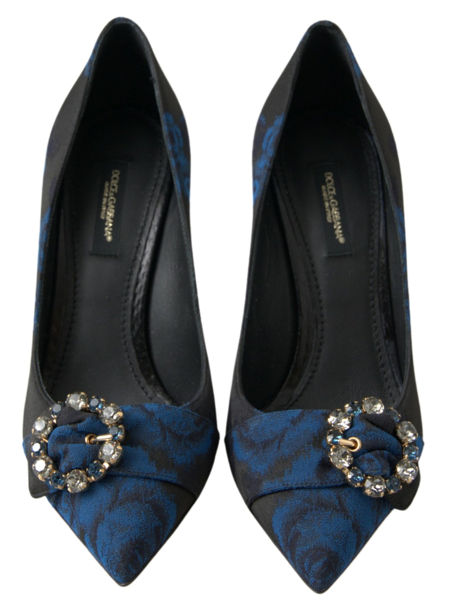Blaue Blumen Ayers Kristall Pumps Schuhe
