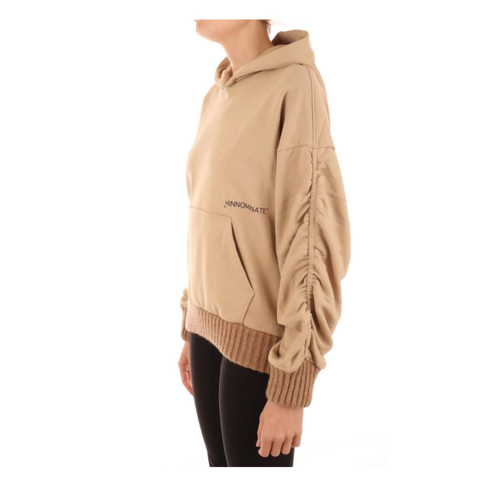 Schicker Oversize-Hoodie aus Baumwolle mit Rüschenärmeln